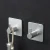 Import Adhesive Hook Stainless Steel Self Key Rack Coat Hanger Family Robe Hats Bag Key Adhesive Wall Hanger Hook from China