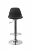adjustable pp plastic bar chair modern footrest metal bar stool