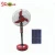 Import Air Cooling New design  Electric cooling Solar Rechargeable battery Stand Fan from China