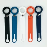 Airtags Soft Long Liquid Silicone Case With Retail Box