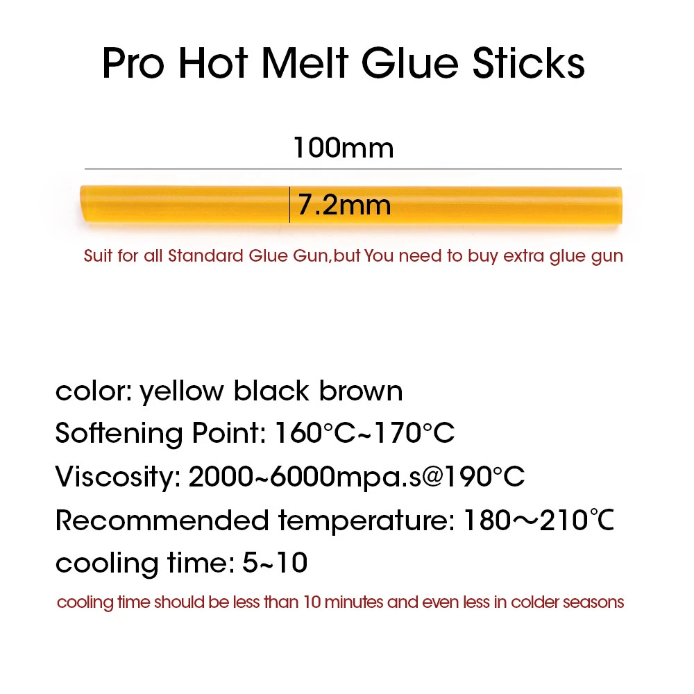 AliLeader Wholesale Retail Best Price Hot Melt Keratin Glue Bond Gun Sticks Type Hair Extension Bonding Gule Sticks
