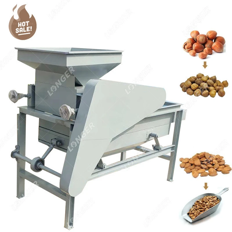Almonds Nut Skin Crack And Sort Machine Turky Low Capacity Hazelnut Almond Cracking And Shelling Machine