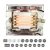 Import ALSEYE EDDY-120 LED CPU cooler with 4 heatpipes and dual PWM 120mm fans for Intel and AMD CPUs from China