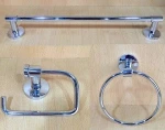 aluminium bath set toilet paper holder + towel ring + towel bar
