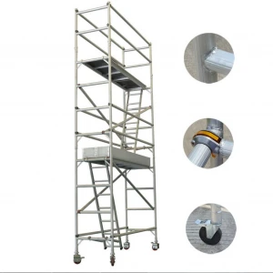 Aluminium Ladder Frame Scaffolding Manufacturers Warehouse 1 YEAR Graphic Design Onsite Installation Online Technical Support