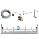 Aluminum Alloy High Altitude Construction Work Platform Zlp800 Gondola Cradle