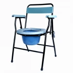 Amazon hot selling Adjustable Aluminum Lightweight Folding toilet chair shower chair commode chair