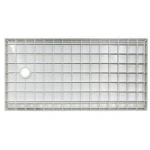 American market UPC certificated with lips acrylic Rectangle shower tray SMC shower base,square shower pan with right drain