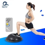 Anti Burst Air Pump Half Balance BO SU Ball Trainer Fitness Gym Half Yoga Half Ball
