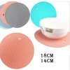 Anti-slip mat dish cup heat proof pads kitchen silicone hot pads