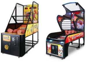 Arcade coin operated street Indoor Sports Basketball Game Machine for Adult  for sale
