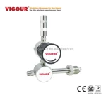 Argon lpg gas pressure regulator purge assembly