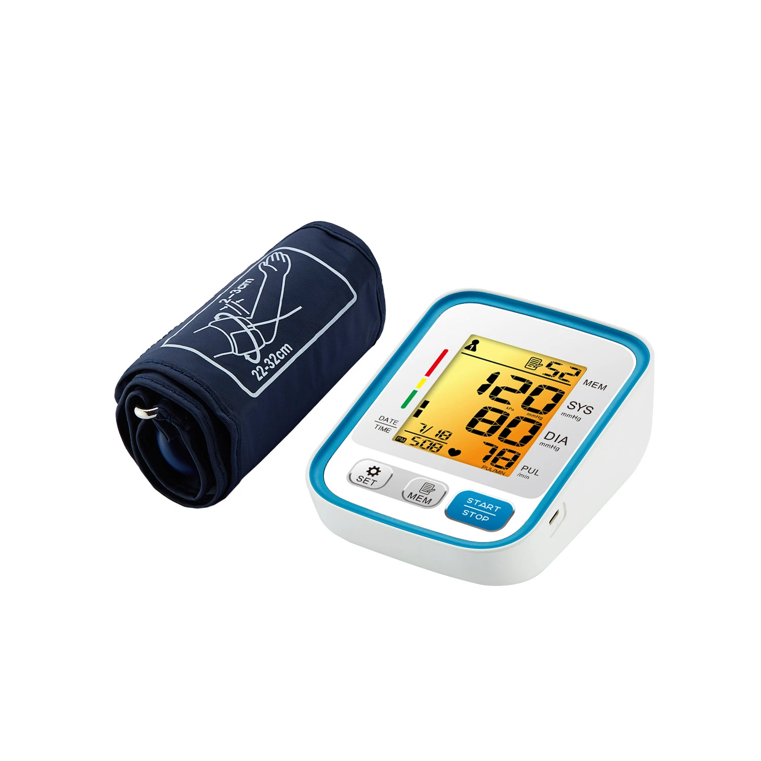 Arm type cheap price digital blood pressure monitor