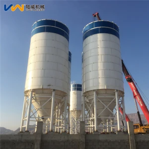 Assembly steel silo for cement brick making machine for industry
