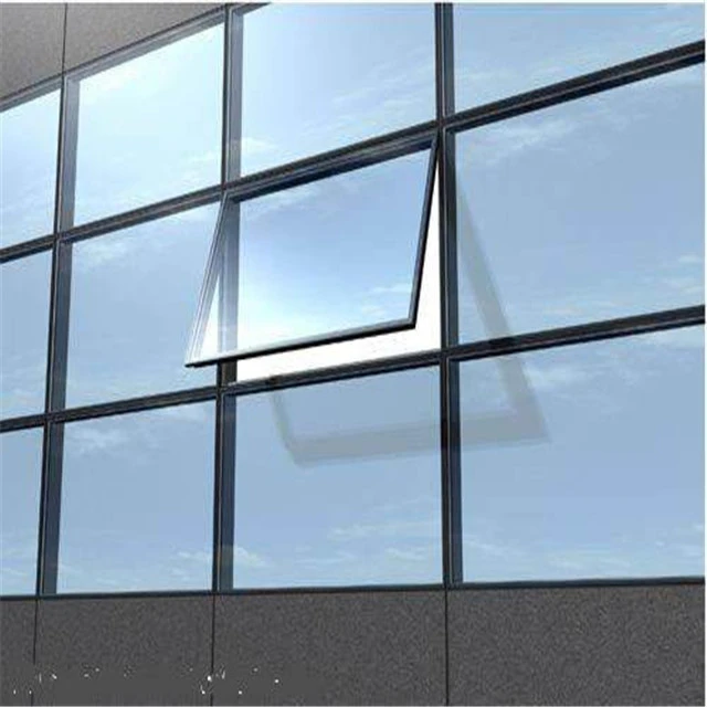 Australia AS Standard Aluminum Frame Glass Facade Curtain Walls For Commercial Office Building