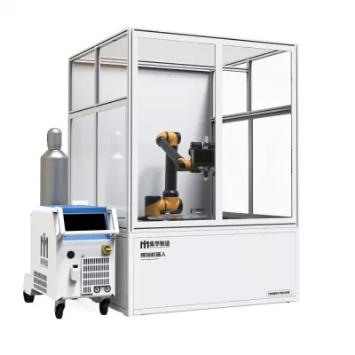 Automated Optic Laser Welding Machine with Cobot Arm for Welder