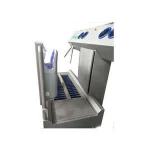 Automatic hygiene cleaning station for boots and hand wash two lanes