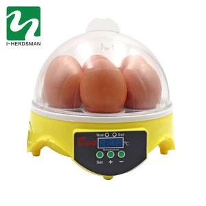 Automatic mini 7 chicken quail egg incubator for sale