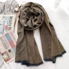 Autumn/winter womens high end winter scarves cheap imitation cashmere herringbone twill diamond boys winter scarf