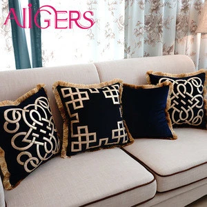 Avigers comfortable lint seat tassel cushion covers embroidered cushion covers 50x50 chevron cushion cover
