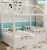 Import Baby Bed Princess Bed Cribs With Guardrail Modern Bedroom Furniture from China
