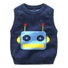 Baby boy sweater designs for kids sweater tank top 100% cotton autumn outfits