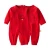 Import Baby clothes winter clothing men and women baby climbing clothes newborn autumn and winter red jumpsuit New Year happy from China