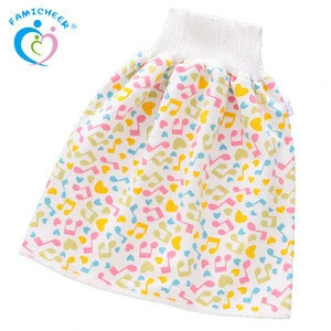Baby Diaper Skirt Baby Waterproof Cloth Diaper Leak-proof Mattress Washable Cotton Children Urine-proof Bed Skirt Pants