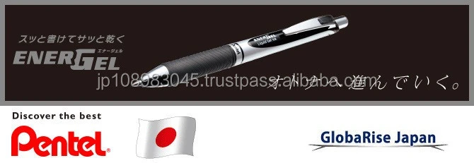 Ball-point pen PENTEL ENERGEL Rollerball pens made in Japan for retailer