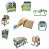 Bamboo round toothpick chopsticks production line barbecue incense stick making maker machine