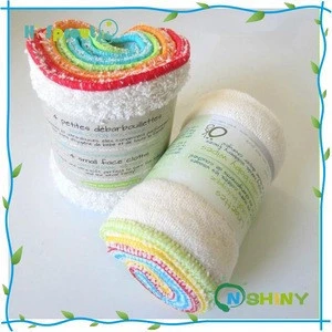 Bamboo washable baby cloth reusable wipes for baby use