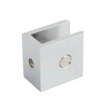 Bathroom Shelf Clip Glass Shelf Bracket, Glass Clamp, Brass Chrome Surface Glass Bracket Clamps