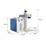 Best price Fiber laser cutting machine gold silver copper metals engraving Fiber laser 50w fiber laser marking machine price