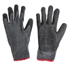 Black Latex Rubber Coated Industrial Cotton Knitted  Work Glove
