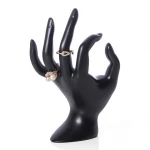 Black Polyresin Hand Form Jewelry Display Bracelet Ring Necklace Stand Holder
