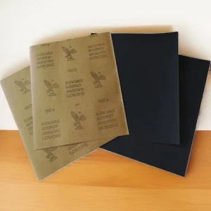 Black Silicon Carbide Sand Paper Sheet Dry Wet Sandpaper waterproof sanding paper on a fabric basis