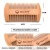 Import BlueZOO Double Sides Natural  Pear wood  Comb for Men Glooming-2 Colors from China