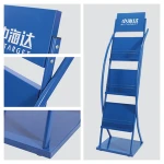 book retail display shelf floor metal magazine brochure rack