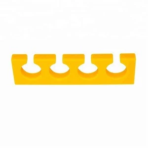 BPA Free Eco-friendly New Design Durable Soft Customized Colorful Silicone Finger Care Accessories Toe Nail Tool Separator