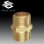 Import Brass Pipe Reducing Hex Bushing Fitting Coupler Brass Fittings from China