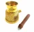 Import Brass Turkish Kettle Mug with wooden Handle, Coffee tea Mug Pourer - 200ML - wholesale from India