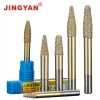 Brazing stone carving knife granite marble relief knife smelting diamond taper ball head knife carving tool