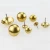Import Bright gold/bronze/black bronze Round decorative brass rivet Nails for furniture sofas, doors BN-0031 from China