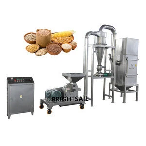 Brightsail yam banana cassava flour processing machine rice wheat flour grinding machine
