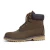 Import Brown non slip acid resistant fashionable safety boots goodyear work shoes for construction workers from China