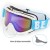 Import BSCI Certificated Ski Goggles Manufacturer Wholesale Sports Goggles Stylish Colorful OEM Skiing Goggles with Removable Nose Guard from China