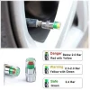 Car Tyres Tire Air Pressure Monitoring Alert Wheel Alarm Valve Cap