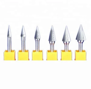 carbide alloy rotary files use for electric or pneumatic tools machine parts