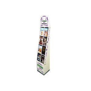 Cardboard Floor Display Stand Dvd CD Display Rack