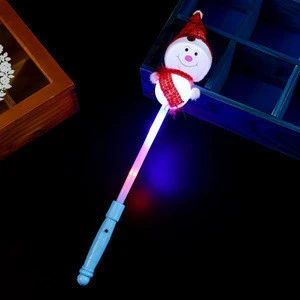 cartoon animal light-up glow LED stick toy New style glowing snowman Christmas gifts toys